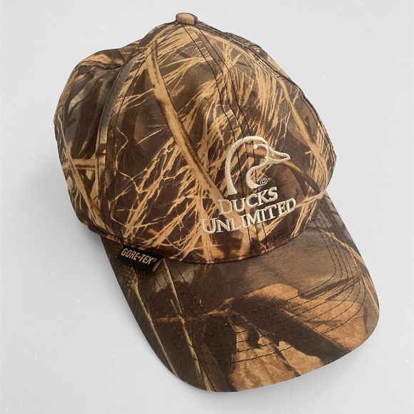 Gore-Tex Ducks Unlimited Camo Hat Cap Thinsulate Insulation 40 gram Insert - Picture 10 of 10